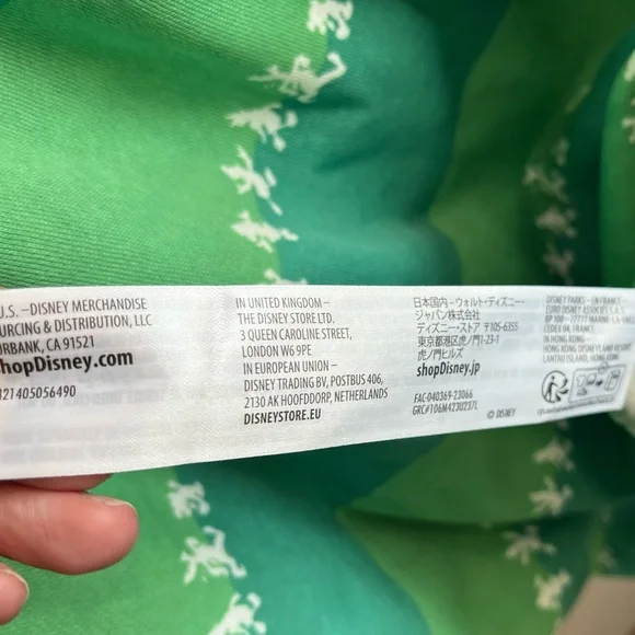 Disneyland Striped Spirit Jersey Mickey Friends‎ Sweatshirt Unisex Sz XL Green - Picture 7 of 11